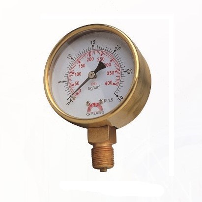 All Brass Steam Pressure Gauge