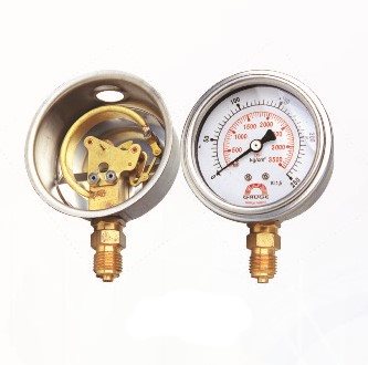 Steam Liquid Filled Pressure Gauge