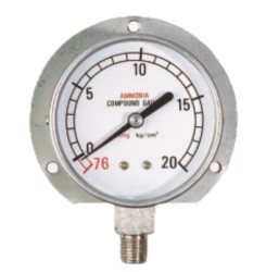 Ammonia Refrigerant Gauge